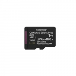 Kingston Canvas Select Plus 1 TB MicroSDXC (Black, UHS-I U3, Class 10, V30) | SDCS3/1TBSP | 740617348637