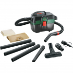 Bosch Powertools AdvancedVac 18V-8, Nass-/Trockensauger (gr&uuml;n, ohne Akku und Ladeger&auml;t, POWER FOR ALL ALLIANCE) | 06033E1000 | 4059952570396