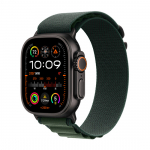 Watch Apple Watch Ultra 2 (2024) LTE 49mm Black Titanium Case with Alpine Loop M - Dark Green | MX4RBS/A | 195949583926