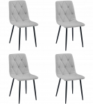 Leobert Tooli LIBRA - helehall kangas / jalad mustad x 4 | 5903332093250 | 5903332093250