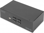 DIGITUS KVM Switch 4-Port 4K30Hz 2xHDMI 2xUSBA 2x3,5mKlinke | DS-12883 | 4016032478157