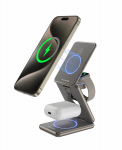 Ładowarka Swissten Wireless Aluminium Charger Al1 Grey (Magsafe Compatible) | 22055550 | 8595217484771