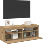 vidaXL LED-valgustusega TV-kapid, 2 tk, oak artisan | 856312 | 8721158437693