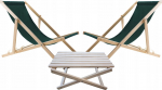 Komplekt lauaga lamamistoolidele + 2 lamamistooli roheline, Woodok | 5907317057732 | 5907317057732