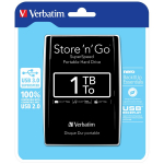 V&auml;line k&otilde;vaketas HDD Verbatim Store 'n' Go 1TB Black (53023) | 53023 | 023942530237