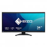 EIZO FlexScan EV3450XC-BK 34.1 Zoll UWQHD Curved IPS LED 21:9 60 Hz Monitor | EV3450XC-BK | 4995047067368