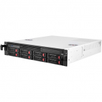 SilverStone RM21-308 Rackmount Server Geh&auml;use, 2U, Micro-ATX - schwarz | GESV-510 | 4710007226216