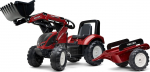 Falk FALK Valtra punase v&auml;rvusega pedaalidega traktor haagise ja labidaga alates 3. eluaastast | 3016204000149 | 3016204000149