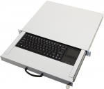 Equip 19" Tastaturschubl. DE-Layout+Touchpad   1.80m RAL7035 | 261612 | 4015867184165