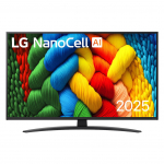 LG 43" NanoCell AI NANO81 4K Smart TV (2025)