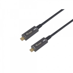 USB-kaabel Equip Equip USB-C3.2->C AOC 4K PD60W St/St 7.50m Black | 119464 | 4015867243749