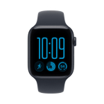 Apple Watch SE 3 GPS + Cellular 44mm Midnight Aluminium Case with Navy Blue Sport Band - M/L | MJLT4ZR/A | 0195951261676