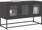 vidaXL TV-kapp, must, 100,5x39x60,5 cm, k&uuml;lmvaltsitud teras | 853338 | 8721158371720