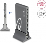 Stacja/replikator Delock Triple 4K Dock USB-C (87772) | 87772 | 4043619877720