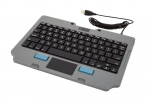 Klaviatuur Gamber-Johnson Gamber-Johnson 7160-1449-00 mobiilseadmete klaviatuur Black, Grey USB QWERTY US English | 7160-1449-00 | 0041898991087