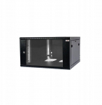 Seinariiul RACK 19 tolli 6U/600mm klaasustega uste ja avanevate k&uuml;lgedega RAL 9005 BOCK-019-060-600-C | BOCK-019-060-600-C | 5902027612929