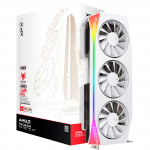 Vaizdo plok&scaron;tė AMD XFX Mercury RX 9070 XT 16GB GDDR6 PCIe x16 balta | 97TRGBBW9 | 840191502408