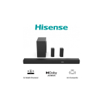 Helis&uuml;steem Hisense AX5100Q 5.1 HDMI eARC, BT, AI EQ, Dolby Atmos, DTS:X | 6942351412665 | 6942351412665