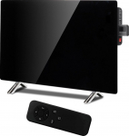 Radiaator Maclean Klaasist infrapuna paneel 600W, taimer, puldist juhtimine, termostaat, WiFi Tuya, v&auml;rv Black, 55x100cm, MCE536 | MCE536 | 5902211128281