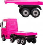 Lean Cars Piekabe akumulatora transportlīdzeklim HL358 Mercedes Actros Pink | Lean-9120 | 5904204751391