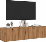 vidaXL Seinale kinnitatav TV-kapp, oak artisan, 120x30x30 cm | 856021 | 8721158435460