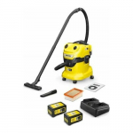 Odkurzacz Karcher K&auml;rcher WD 4-18 Dual Battery Set V-20/22 AKU odkurzacz do mokrych i suchych zanieczyszczeń | 1.628-601.0 | 4066529082312