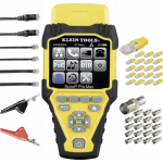 KLEIN TOOLS - VDV Scout&reg; Pro Max Tester s přij&iacute;mačem Set - 20x RJ45, 20x F-konektor | VDV501-770 | 092644583957