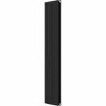 GRŁ-G/A-1500X422-C / AQUAFORM / ASAMI / GRZEJNIK ŁAZIENKOWY PIONOWY 1500X422 CZARNY 521W / PRZY.DOL. 50MM / | 5905359257462 | 5905359257462