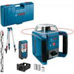 Bosch Powertools Rotationslaser GRL 400 H Professional (blau, rote Laserlinie, mit Laser-Empf&auml;nger LR 1, Baustativ BT 152, im Koffer) | 06159940JY | 3165140923514