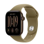 Nutikell Apple Watch Series 12 GPS + Cellular 42mm tumedast pronksist alumiiniumkorpus oliivrohelise spordirihmaga - S/M | MJG44ZR/A | 0195951231266