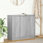Komoda Szara Sonoma 85x34x76 cm Drewno klejone | 861630 | 8721158705495