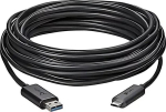 USB-kaabel Poly USB-A - USB-C 10 m Black (CBL USB 3.1 TYPE A TO C SLIM) | CBL USB 3.1 TYPE A TO C SLIM | 5715063323670