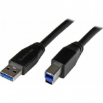 USB-kaabel StarTech USB-A - USB-B 10 m Black (S55057663) | S55057663 | 065030861359