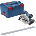 Bosch Powertools Handkreiss&auml;ge GKS 65 GCE Professional (blau, 1.800 Watt, L-BOXX, F&uuml;hrungsschiene FSN 1400) | 0615990M93 | 4059952636757