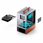 Jonsbo T7 PC-Geh&auml;use, Midi-Tower, mATX, Tempered Glass - silber | GEJB-176 | 6970620554914