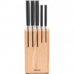 Brabantia Komplekt 5 nuga puidust plokis Profile 260483 | 8710755260483 | 8710755260483