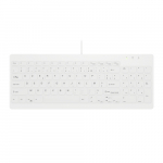 Contour ACTIVE KEY Hygiene Compact Ultraflat Keyboard with | AK-C7012F-UVS-W/FR | 7061117445705