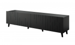 RTV cabinet BARI 200x42x52 matte black | BARI 474101 | 5903815007941