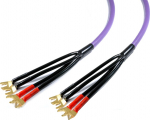 Kabel Melodika Widły - Widły 1.5m fioletowy | 5907609005410 | 5907609005410