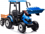 Lean Cars Traktor Na Akumulator Z Przyczepą Hercules Blue 24V | 10552 | 5904665993859