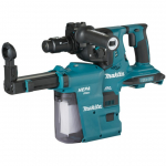 Makita Akku-Kombihammer DHR283ZWJU SDS-PLUS, 36Volt (2x18V) (blau/Black, ohne Akku und Ladeger&auml;t, mit Staubabsaugung) | DHR283ZWJU | 0088381857895