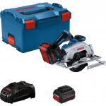 Bosch Powertools Akku-Handkreiss&auml;ge GKS 18V-57-2 Professional (blau/Black, 2x Li-Ion Akku ProCORE18V 5,5Ah, in L-BOXX) | 06016C1202 | 4059952648415