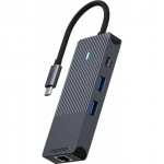 UCM-2004 PREMIUM 8-&uuml;hes USB-C mitmeportadapter | 11412 | 6940056114129