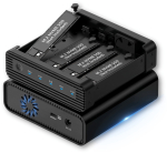 SSD M.2 NVME 4-kettase tasku 40Gbps M2 korpus ventilaatoriga RAID-massiivile | 5905367699568 | 5905367699568