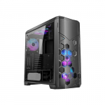 AZZA Gaming PC Geh&auml;use Storm 6000B Big Tower 5x ARGB | CSAZ-6000ARGB/B | 4712839556271