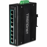 TRENDnet Industrie Switch  8 Port Gbit PoE+ DIN-Rail(24-56V) | TI-PG80B | 0710931161885