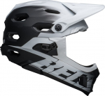 Bell Kask full face BELL SUPER DH Rozmiar kasku: M(55-59 cm), Wybierz kolor: Matte Black White | BEL-7138424 | 768686469084