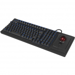 Klaviatuur Keysonic KeySonic TAS KSK-8202ELU-T (DE) Trackball Black | 61102 | 4250078174394