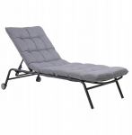 Aiatool VIBE polsterdusega terasest reguleeritav Black Grey | M-MO-ZEO-VIB-LEZ-CZA | 5900354145363