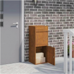 vidaXL Skrzynka na przesyłki Rdzawy 41 x 38 x 103 cm stal kortenowska | 874939 | 8721288666376